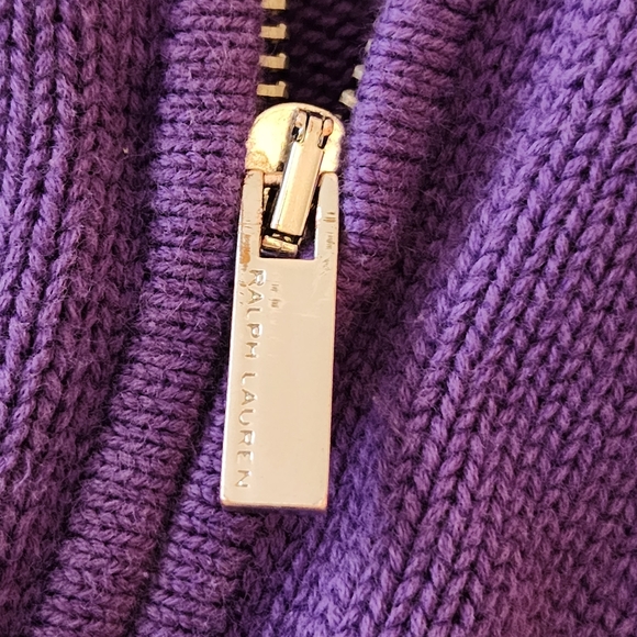 Ralph Lauren Sport Sweater Purple Large - Picture 5 of 13